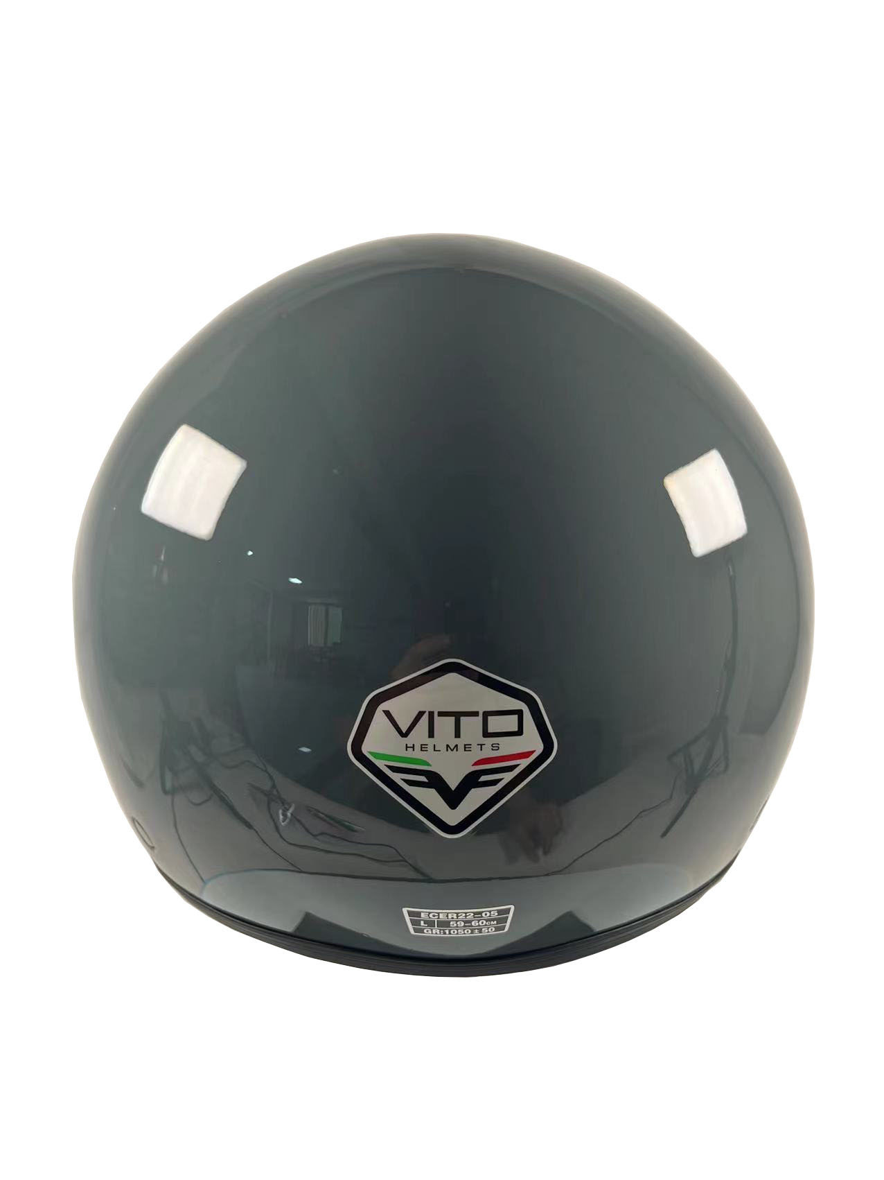 Helm Vito Jet Loreto. Verkrijgbaar in zwart, wit en grijs.