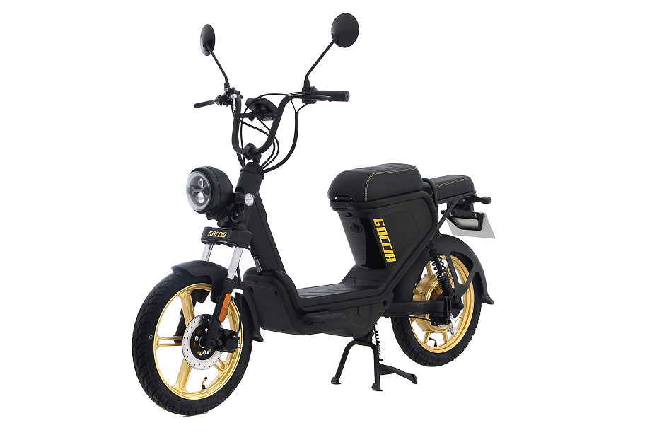agm goccia elektrische brommer scooter zwart GEV1000 GEV1200