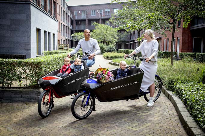 Bakfiets.nl Cargobike Shepherd met Shimano STEPS middenmotor