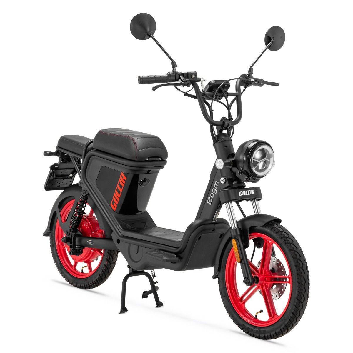 agm goccia elektrische brommer scooter rood  GEV1000 GEV1200