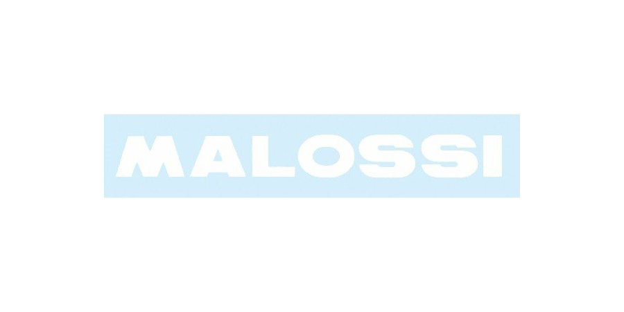 Malossi woord in witte letters 