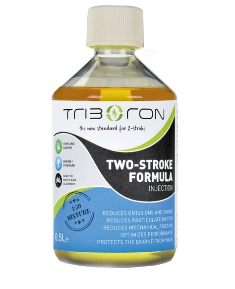 Triboron 2 takt olie Injection 500ml. Geschikt voor brommers / scooter met olietank.