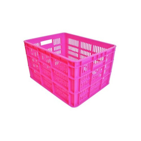 Roze Tormino PVC Fietskrat middel of groot