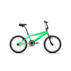 Tornado Freestyle BMX Fiets lux Neon groen met zwarte banden 20 inch