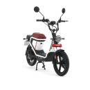 agm goccia elektrische brommer scooter wit GEV1000 GEV1200