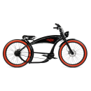 Ruff Cycles Ruffian elektrische fatbike. Black-red 1